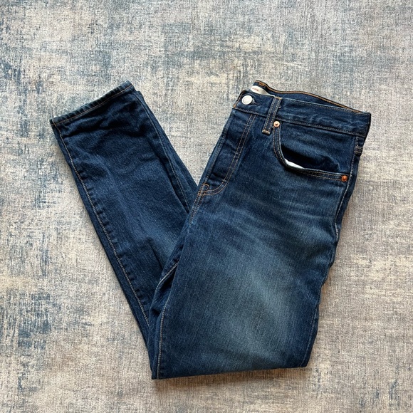 Levi's Denim - Womens Levis Premium Authentic Wash High Rise Wedgie Ankle Jeans SIze 30